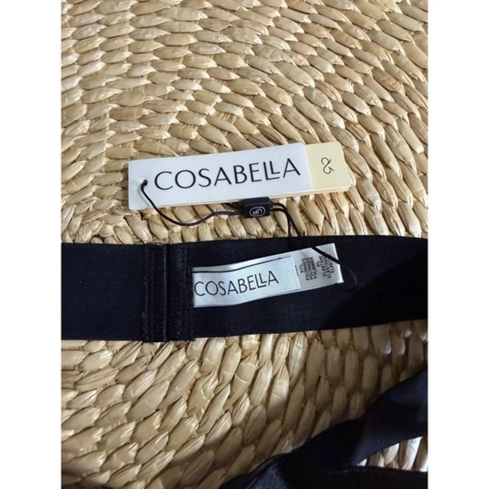 Cosabella Black Never Say Never Jock Strap Soft Support Designer Underwear M
